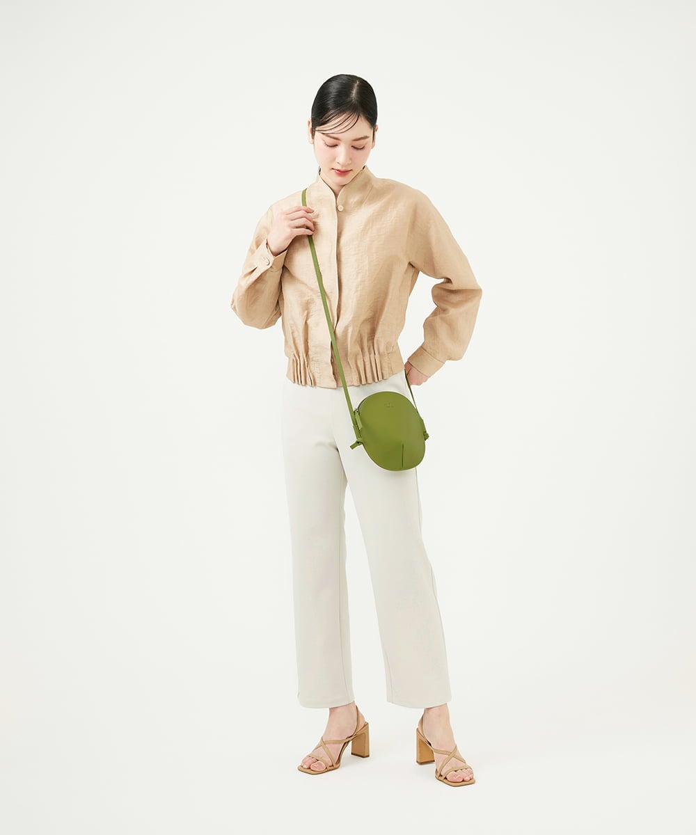 GK5GD03300 Sybilla(シビラ) サークルレザーバッグ カーキ