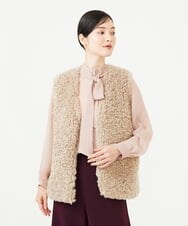 GKJAG01330 Sybilla(シビラ) フェイクファージレ グレージュ