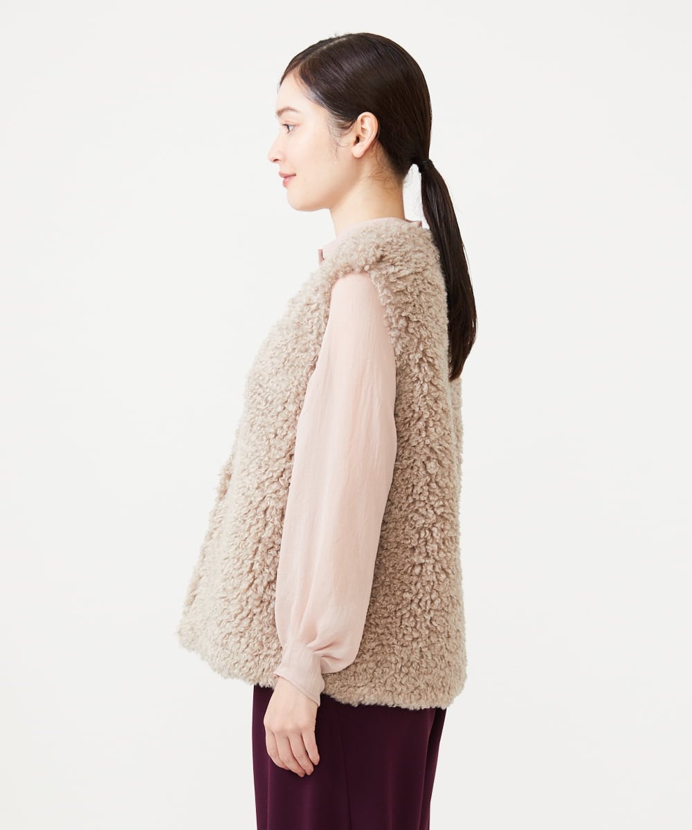 GKJAG01330 Sybilla(シビラ) フェイクファージレ グレージュ