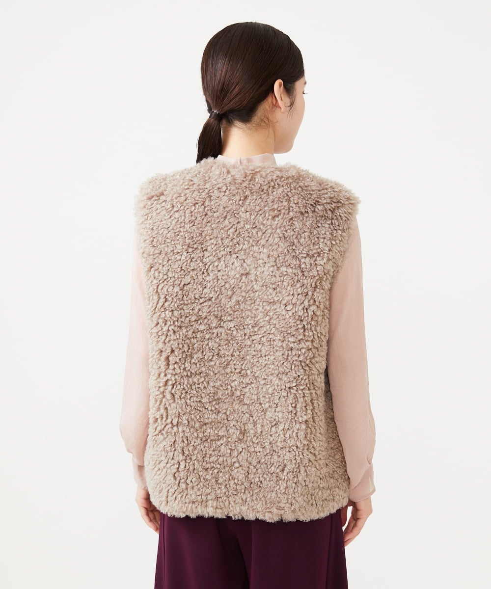 GKJAG01330 Sybilla(シビラ) フェイクファージレ グレージュ