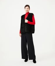 GKJAG01330 Sybilla(シビラ) フェイクファージレ ブラック