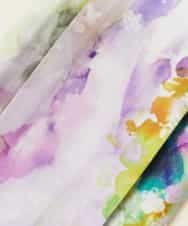 GKYAM14027 Sybilla(シビラ) 【返品不可】Sybilla アートプリントウールガーゼマスク ピンク