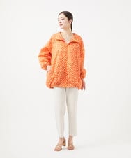 GKYGA02230 Sybilla(シビラ) ドットプリントレインコート オレンジ