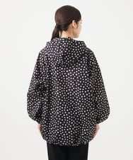 GKYGA02230 Sybilla(シビラ) ドットプリントレインコート ブラック