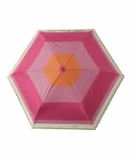 GKYGV02100 Sybilla(シビラ) 【晴雨兼用】マルチカラー折りたたみパラソル ピンク