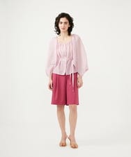 GLBGD01220 S sybilla(エス  バイ シビラ) シアーケープブラウス ペールピンク