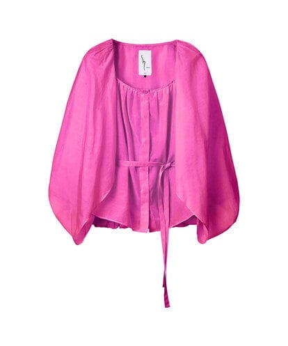 GLBGD01220 S sybilla シアーケープブラウス