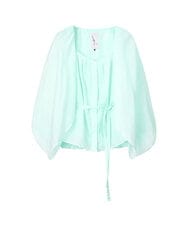 GLBGD01220 S sybilla(エス  バイ シビラ) シアーケープブラウス ペールグリーン