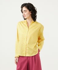 GLBGD02200 S sybilla(エス  バイ シビラ) ドットプリントシャツ イエロー×ピンクドット