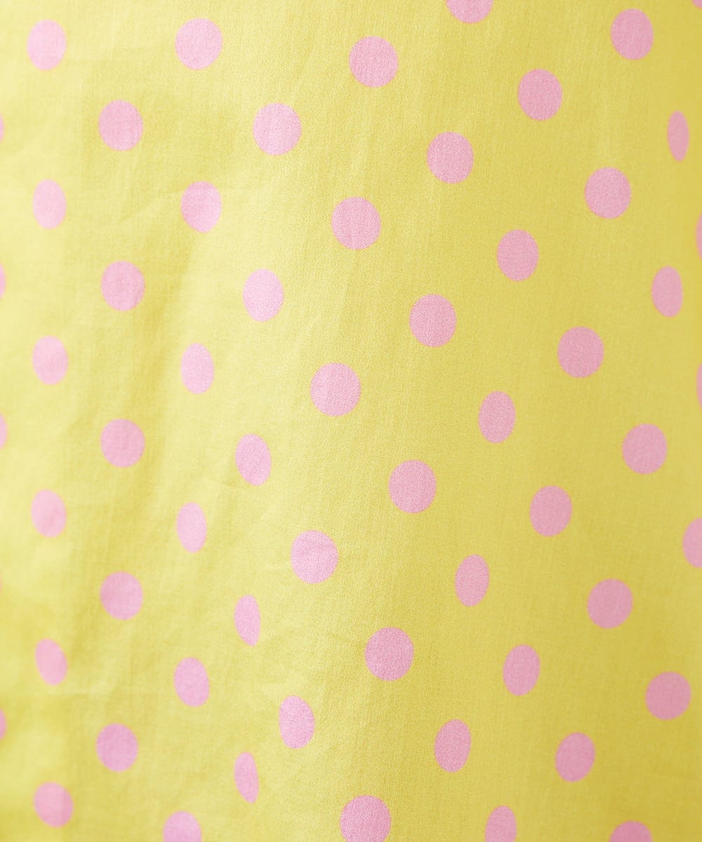 GLBGD02200 S sybilla(エス  バイ シビラ) ドットプリントシャツ イエロー×ピンクドット