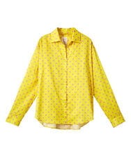 GLBGD02200 S sybilla(エス  バイ シビラ) ドットプリントシャツ イエロー×ピンクドット