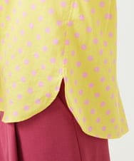 GLBGD02200 S sybilla(エス  バイ シビラ) ドットプリントシャツ イエロー×ピンクドット