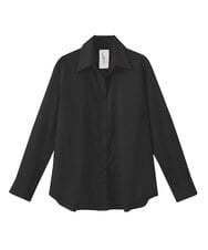 GLBJS01135 S sybilla(エス  バイ シビラ) コットンローンシアーシャツ ブラック