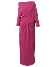 GLEAA01270 S sybilla(エス  バイ シビラ) 【ドラマ着用】ドレープショルダージャージードレス モーブピンク