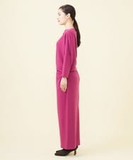 GLEAA01270 S sybilla(エス  バイ シビラ) 【ドラマ着用】ドレープショルダージャージードレス モーブピンク