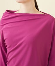 GLEAA01270 S sybilla(エス  バイ シビラ) 【ドラマ着用】ドレープショルダージャージードレス モーブピンク