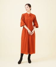 GLEAA02300 S sybilla(エス  バイ シビラ) 【ドラマ着用】テンセルコットンシャツドレス テラコッタ