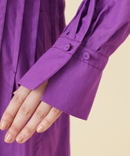 GLEAA02300 S sybilla(エス  バイ シビラ) 【ドラマ着用】テンセルコットンシャツドレス オーキッドパープル
