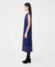 GLEAD02400 S sybilla(エス  バイ シビラ) カラーブロックスエードワンピース ブルー系