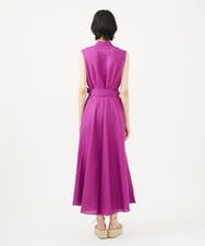 GLEGA06420 S sybilla(エス  バイ シビラ) カラーリネンラップドレス モーブ