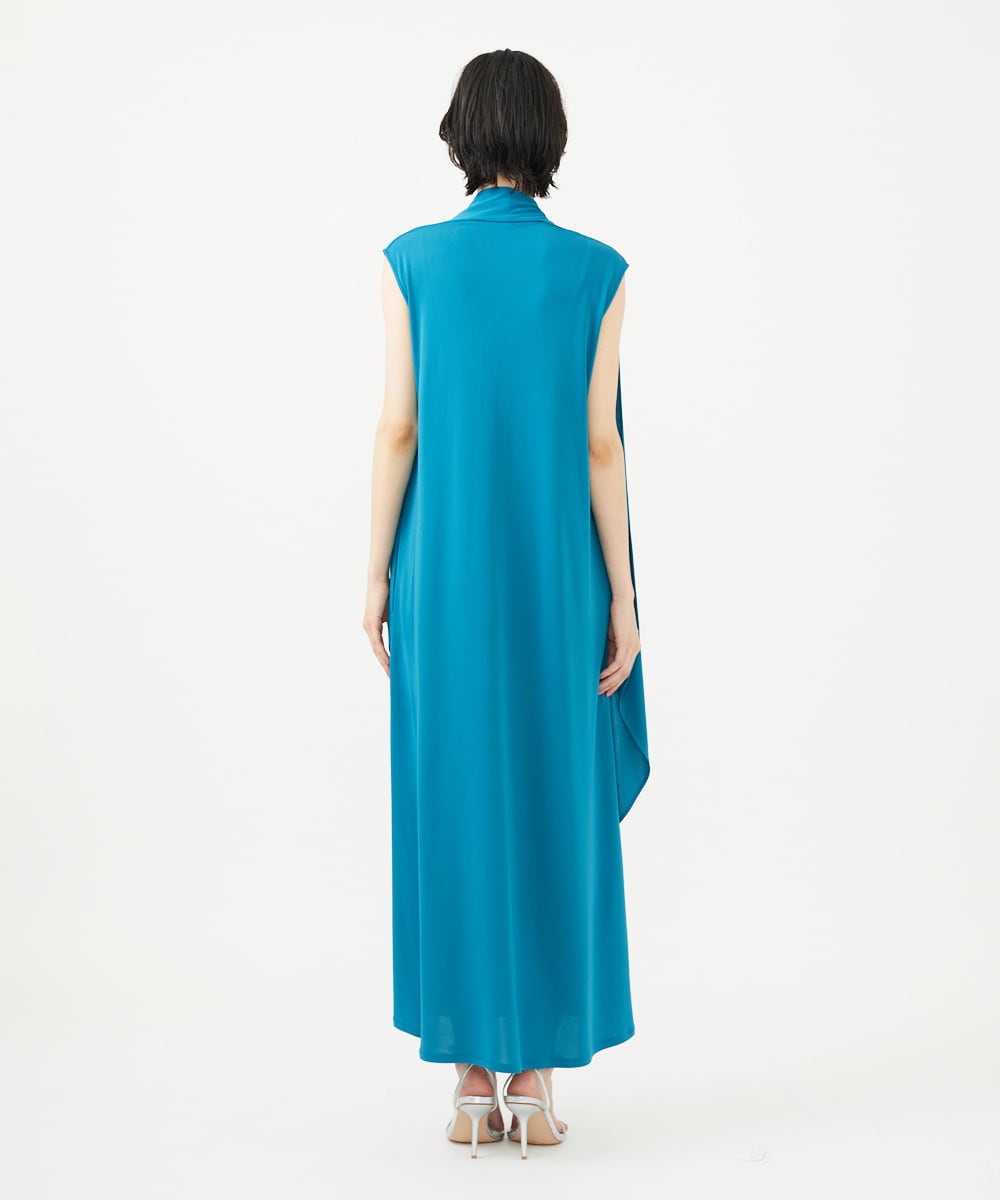 GLEGA07390 S sybilla(エス  バイ シビラ) ジャージィドレープドレス ブルー