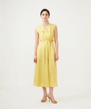 GLEGD01360 S sybilla(エス  バイ シビラ) ドットプリントフレアードレス イエロー×ピンクドット