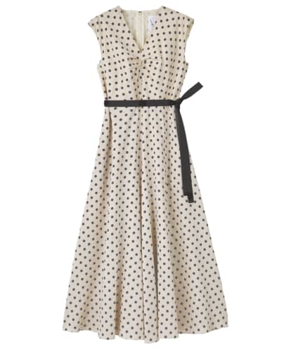 GLEGD01360 S sybilla ドットプリントフレアードレス