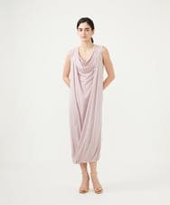 GLEGD02400 S sybilla(エス  バイ シビラ) ツイストヘムドレープドレス ペールピンク