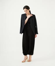 GLEGD02400 S sybilla(エス  バイ シビラ) ツイストヘムドレープドレス ブラック