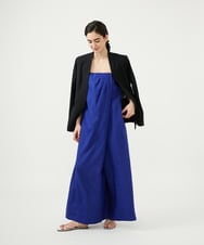 GLEGD04360 S sybilla(エス  バイ シビラ) カラーリネンベアジャンプスーツ ラピスブルー