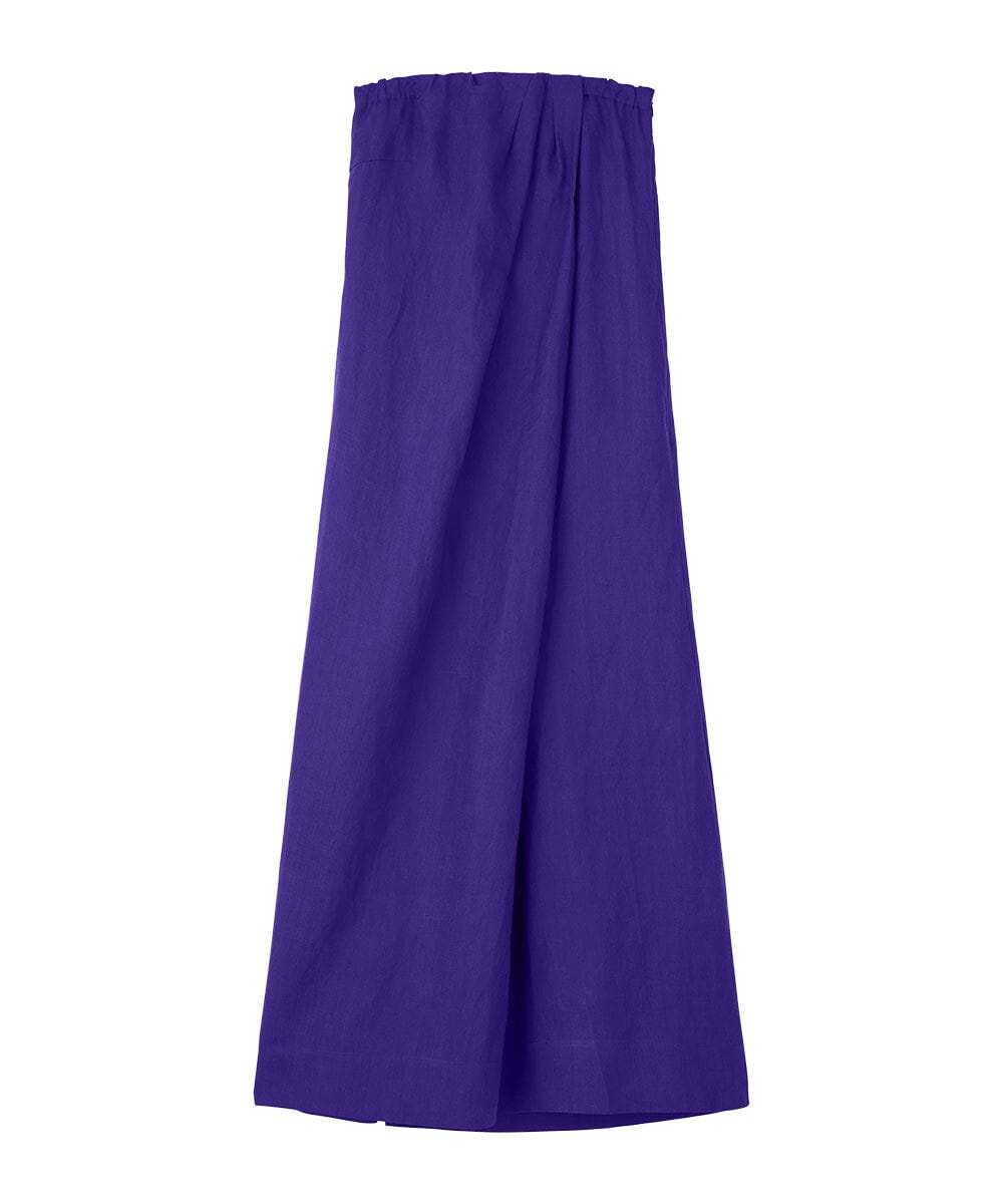 GLEGD04360 S sybilla(エス  バイ シビラ) カラーリネンベアジャンプスーツ ラピスブルー