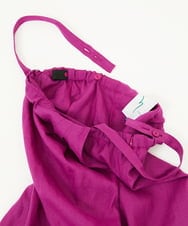 GLEGD04360 S sybilla(エス  バイ シビラ) カラーリネンベアジャンプスーツ モーブ