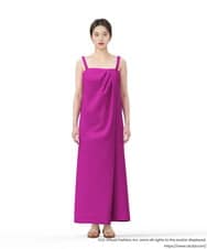 GLEGD04360 S sybilla(エス  バイ シビラ) カラーリネンベアジャンプスーツ モーブ