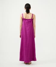 GLEGD04360 S sybilla(エス  バイ シビラ) カラーリネンベアジャンプスーツ モーブ