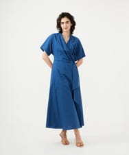 GLEGD05360 S sybilla(エス  バイ シビラ) サマーラップドレス ブルー