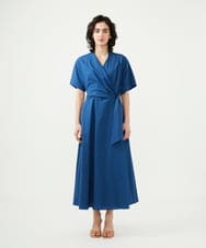 GLEGD05360 S sybilla(エス  バイ シビラ) サマーラップドレス ブルー