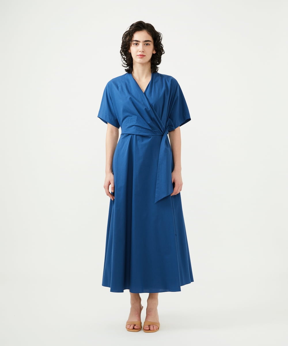 GLEGD05360 S sybilla(エス  バイ シビラ) サマーラップドレス ブルー