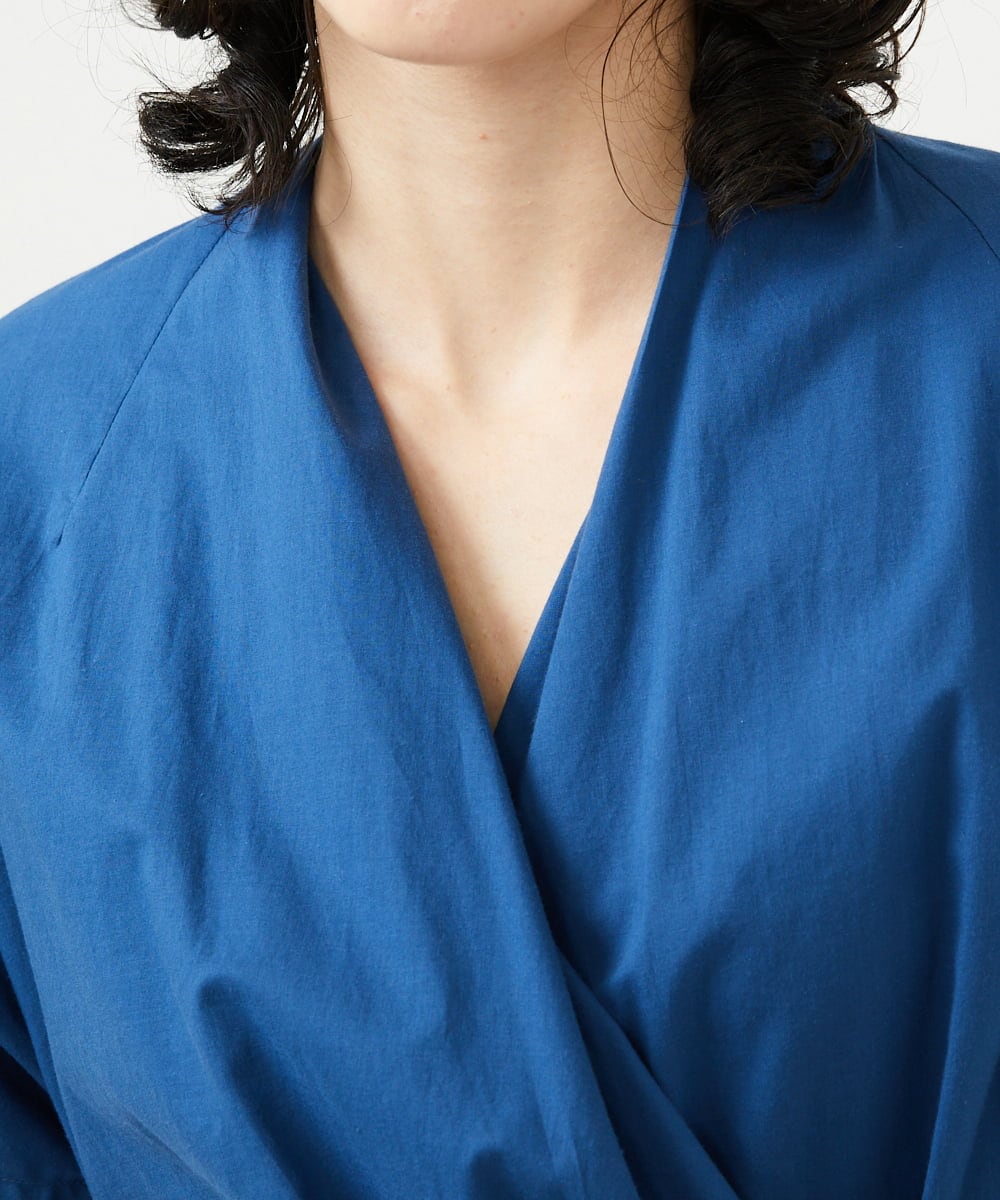 GLEGD05360 S sybilla(エス  バイ シビラ) サマーラップドレス ブルー