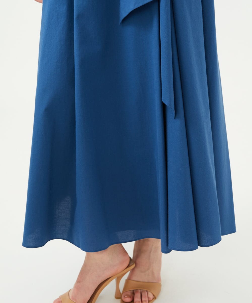 GLEGD05360 S sybilla(エス  バイ シビラ) サマーラップドレス ブルー