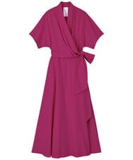 GLEGD05360 S sybilla(エス  バイ シビラ) サマーラップドレス ダークモーブ