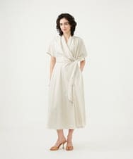 GLEGD05360 S sybilla(エス  バイ シビラ) サマーラップドレス ライトベージュ