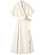 GLEGD05360 S sybilla(エス  バイ シビラ) サマーラップドレス ライトベージュ