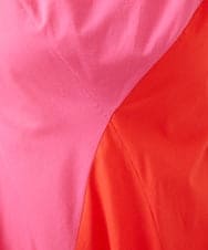 GLEGD06400 S sybilla(エス  バイ シビラ) カラーブロックドレス ピンク×オレンジ