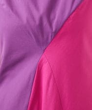 GLEGD06400 S sybilla(エス  バイ シビラ) カラーブロックドレス パープル×モーブ