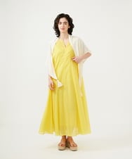 GLEGD07360 S sybilla(エス  バイ シビラ) コットンローンシアードレス レモンイエロー