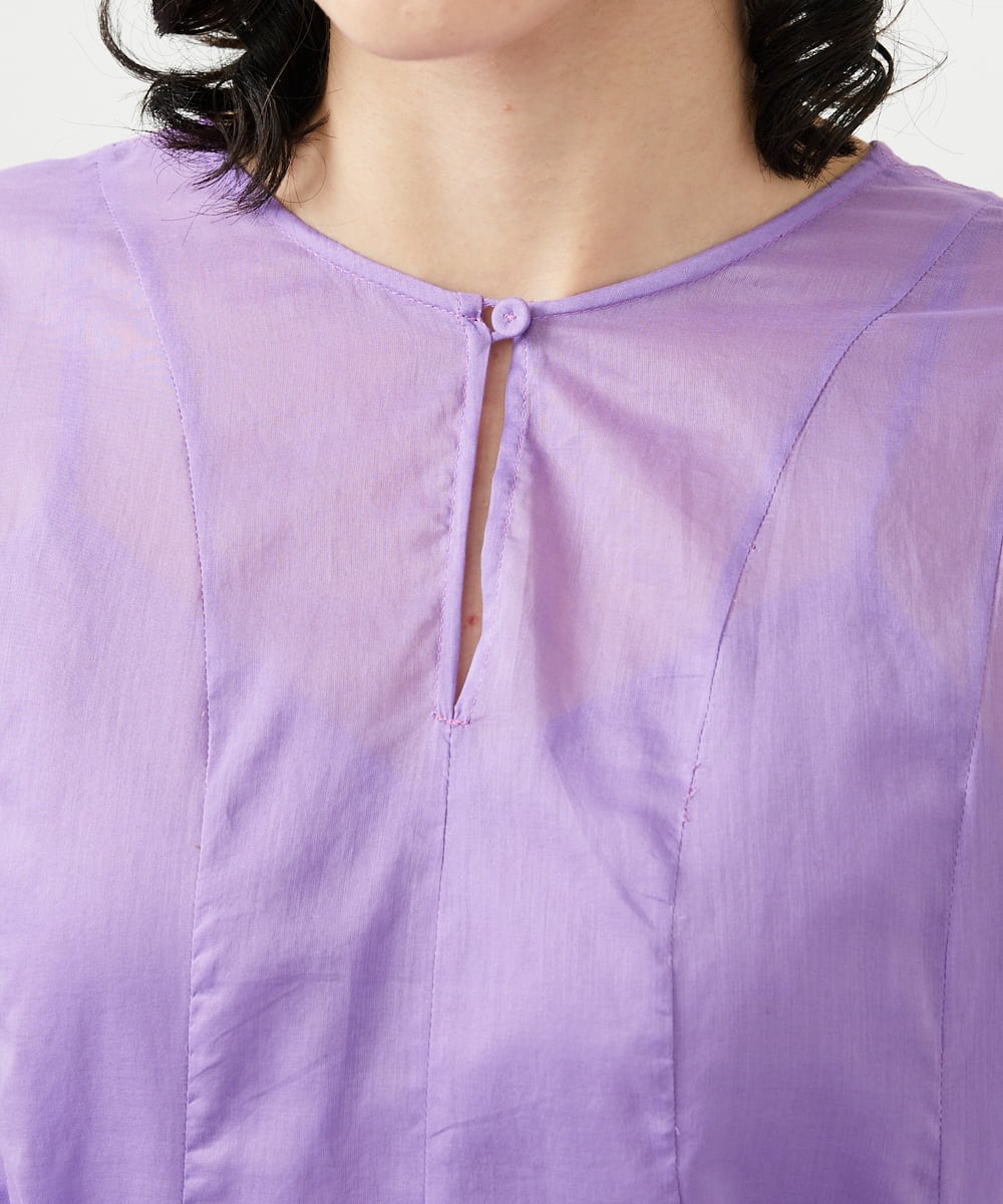 GLEGD07360 S sybilla(エス  バイ シビラ) コットンローンシアードレス リラ