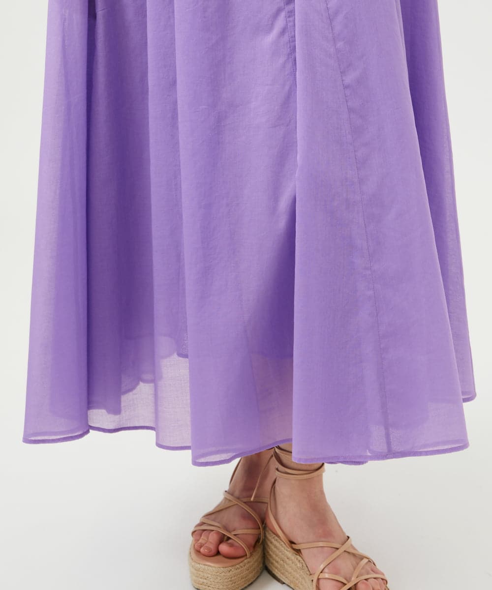 GLEGD07360 S sybilla(エス  バイ シビラ) コットンローンシアードレス リラ