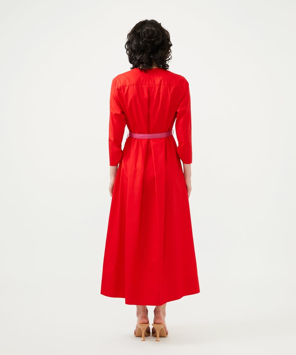 GLEGD08360 S sybilla(エス  バイ シビラ) フォーポケットワンピース レッド