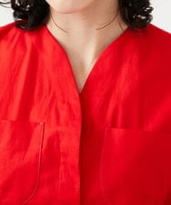 GLEGD08360 S sybilla(エス  バイ シビラ) フォーポケットワンピース レッド