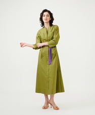 GLEGD08360 S sybilla(エス  バイ シビラ) フォーポケットワンピース オリーブ